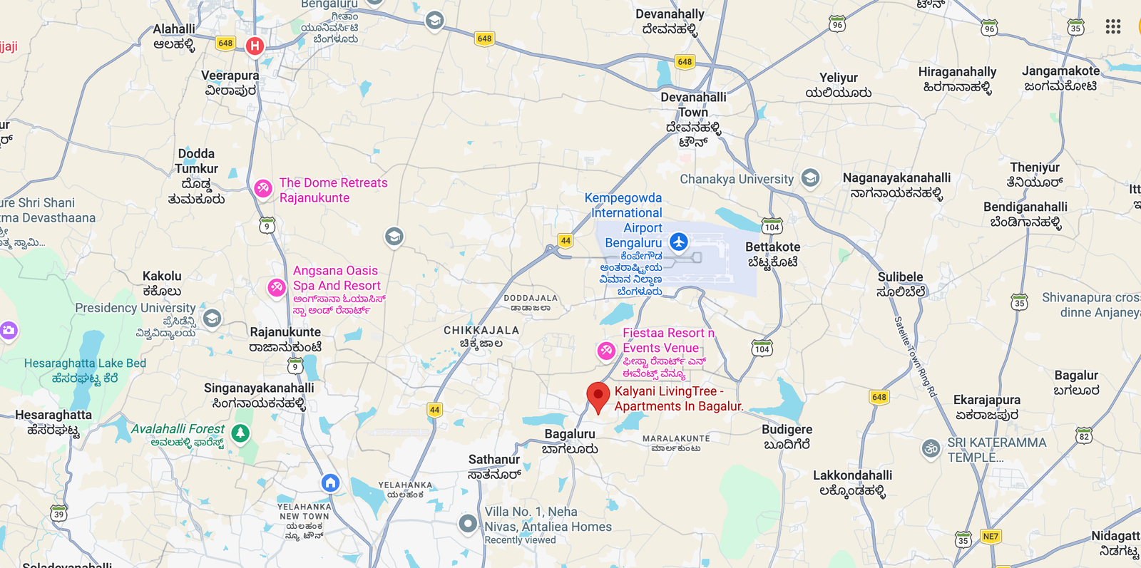LivingTree Location Map